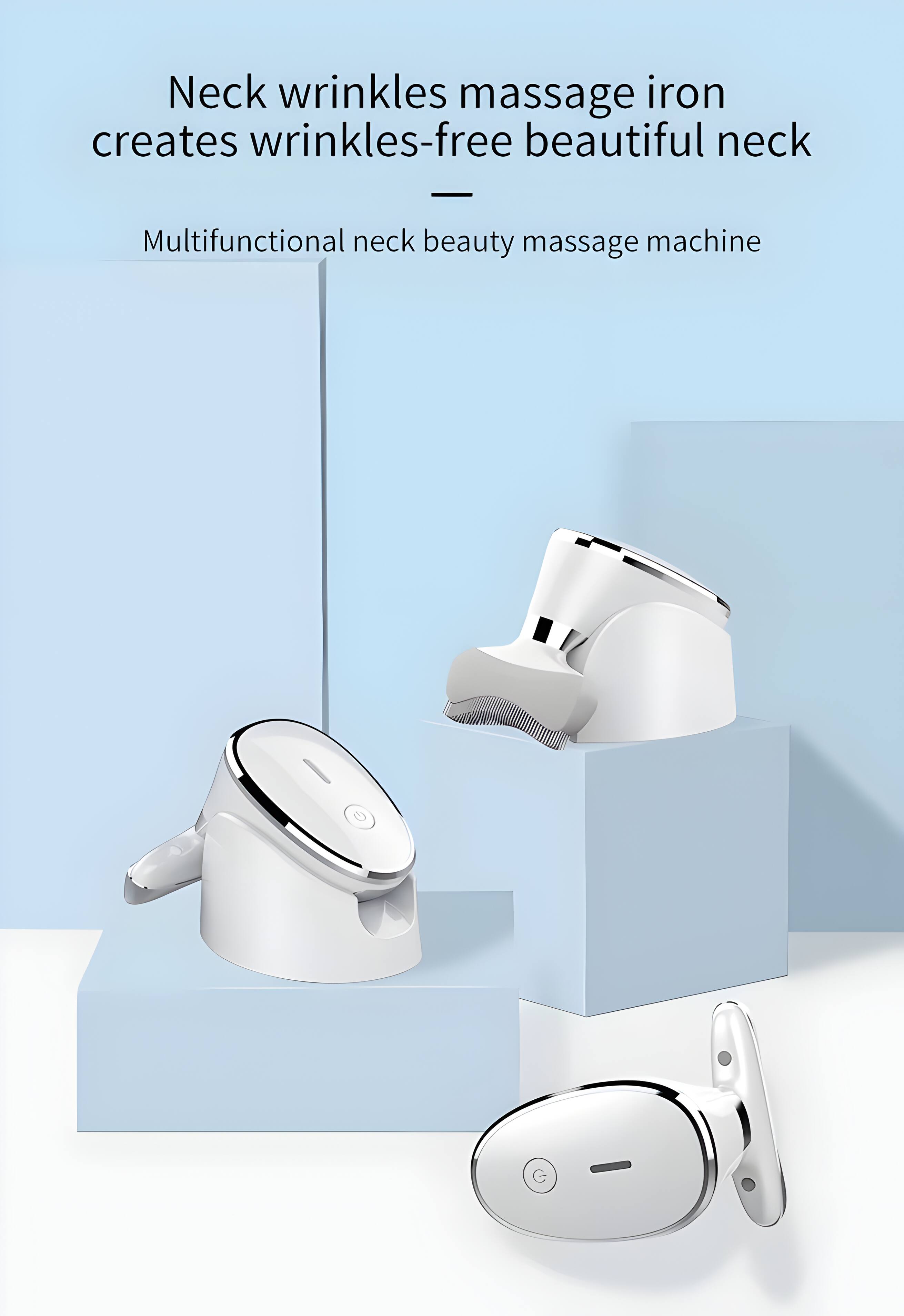 Neck wrinkles massage iron creates wrinkles-free beautiful neck  
Multifunctional neck beauty massage machine