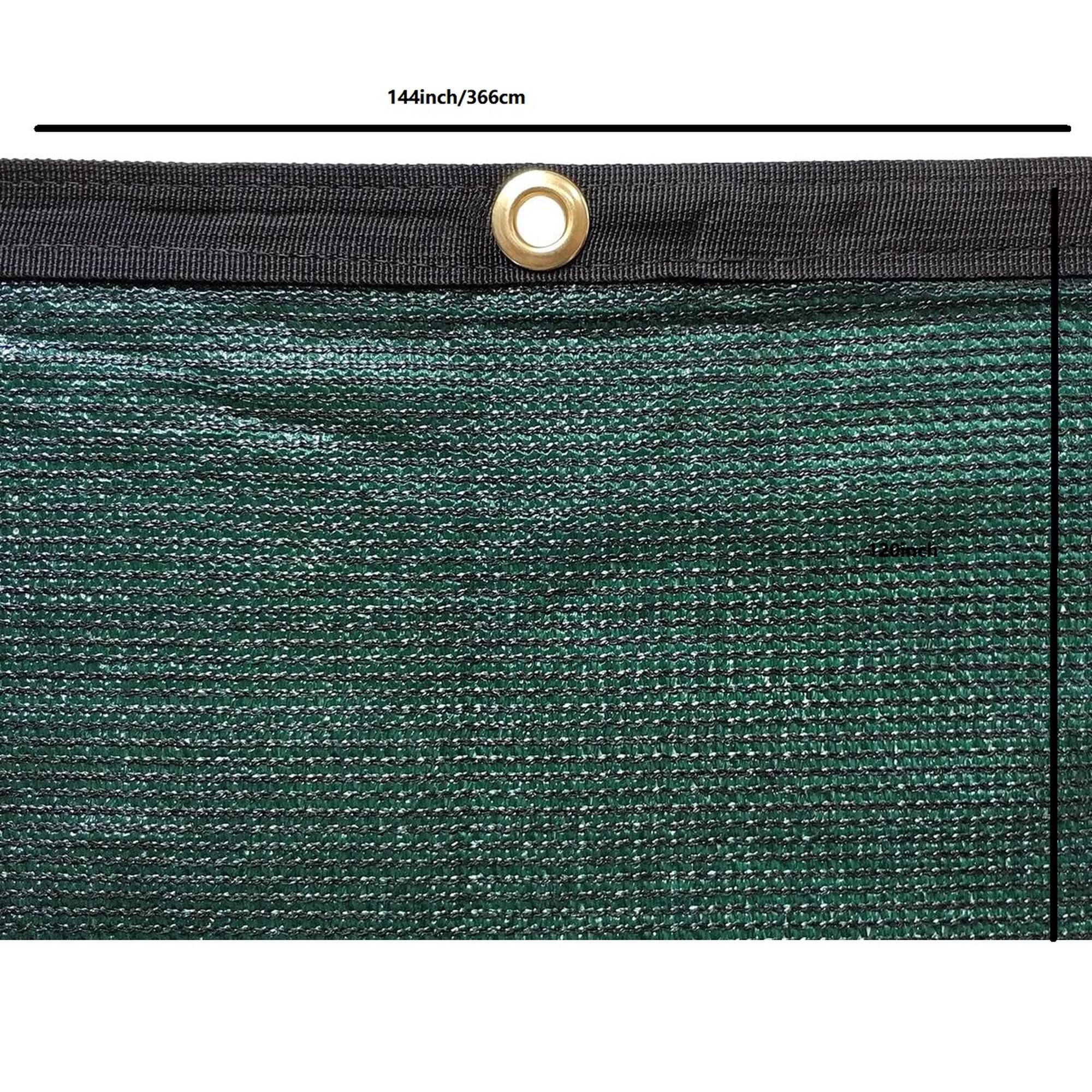 Alt View 4. Boyel Living - Green RV Awning Privacy Sunblock Screen for Outdoor - Dark Green.