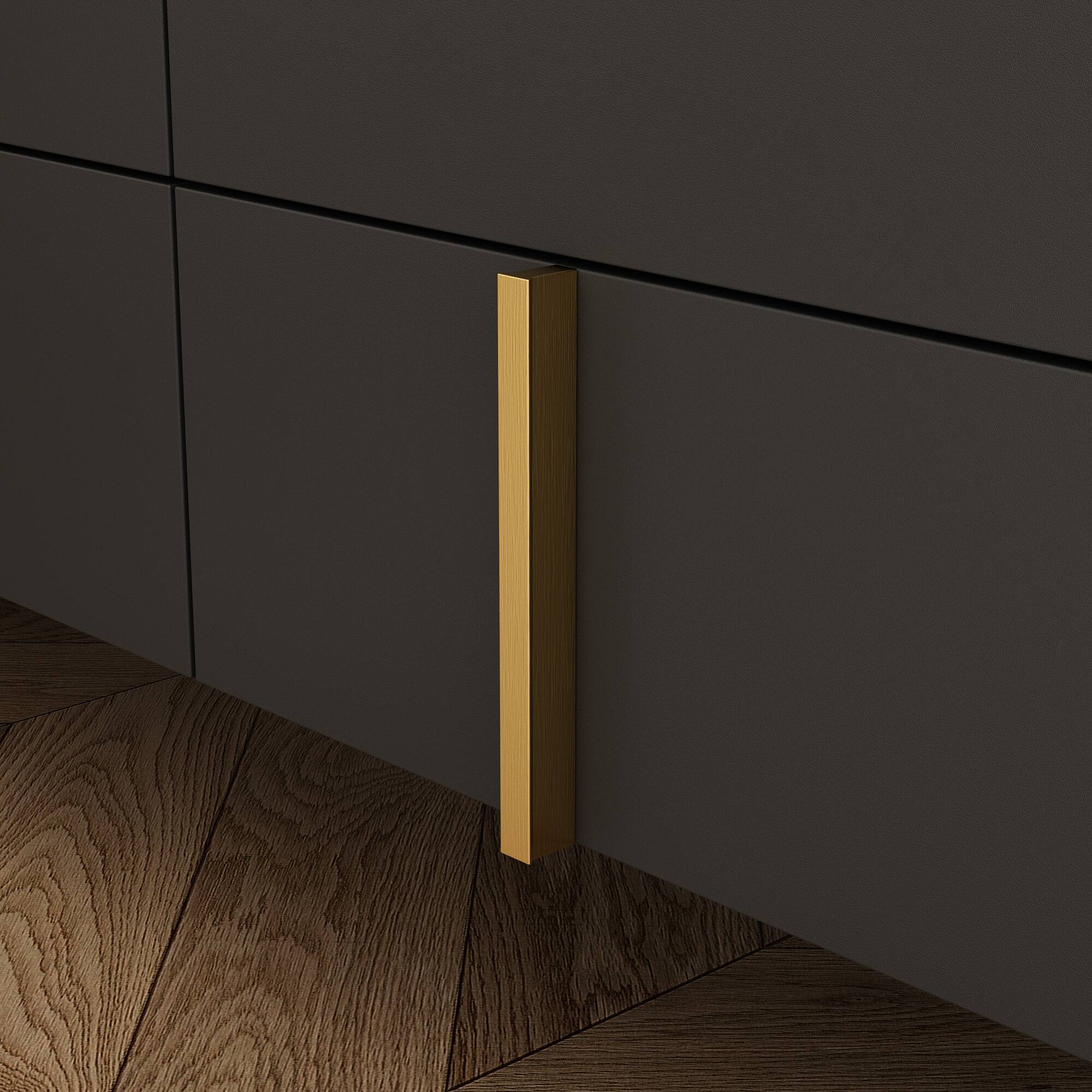 Alt View 8. Famapy - Famapy 8 - Drawer Horizontal Dresser: Anti - Tip & Elegant Gold - Accent Design - Black.