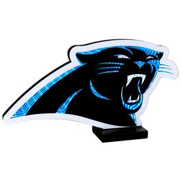 Sporticulture - Carolina Panthers LED Infinity Logo Light - Black