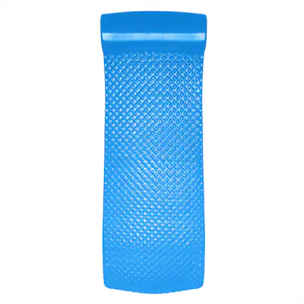 Front. TRC Recreation - TRC Recreation Super Soft 2” Thick Vinyl Swimming Pool Float Mat, Bahama Blue - Blue.