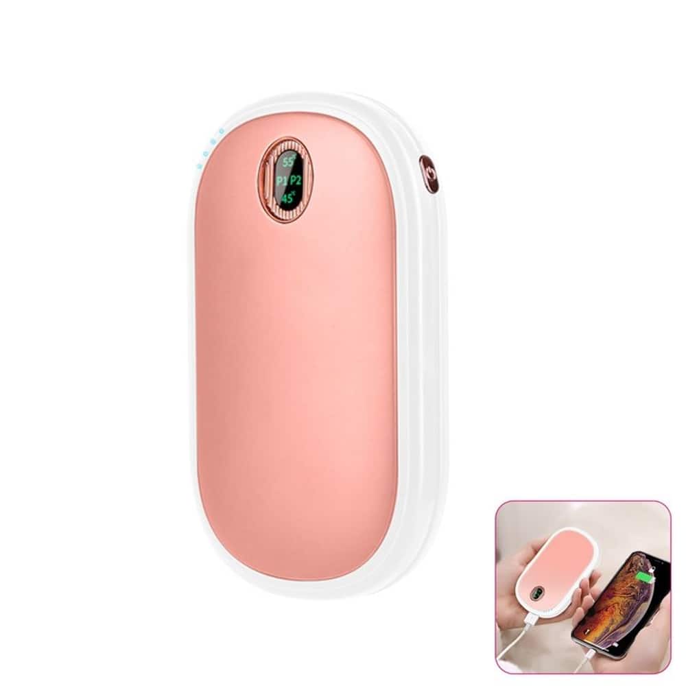 Loheer - Reusable Pocket Warmer with Digital Display, Power Bank