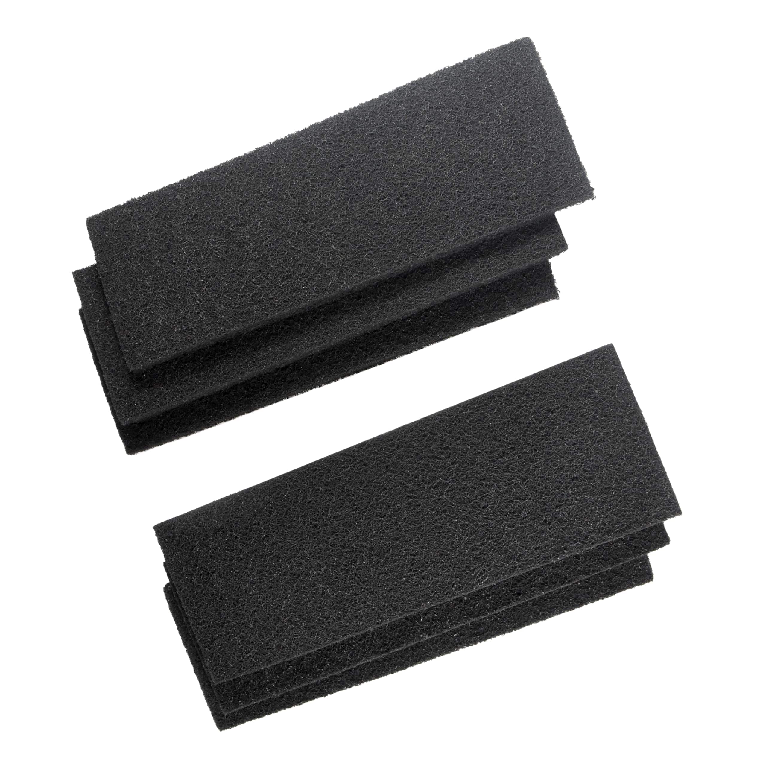 HQRP - Activated Carbon Litter Box Filters 6-Pack - Replacement for Litter-Robot 3 Odor Control - Black