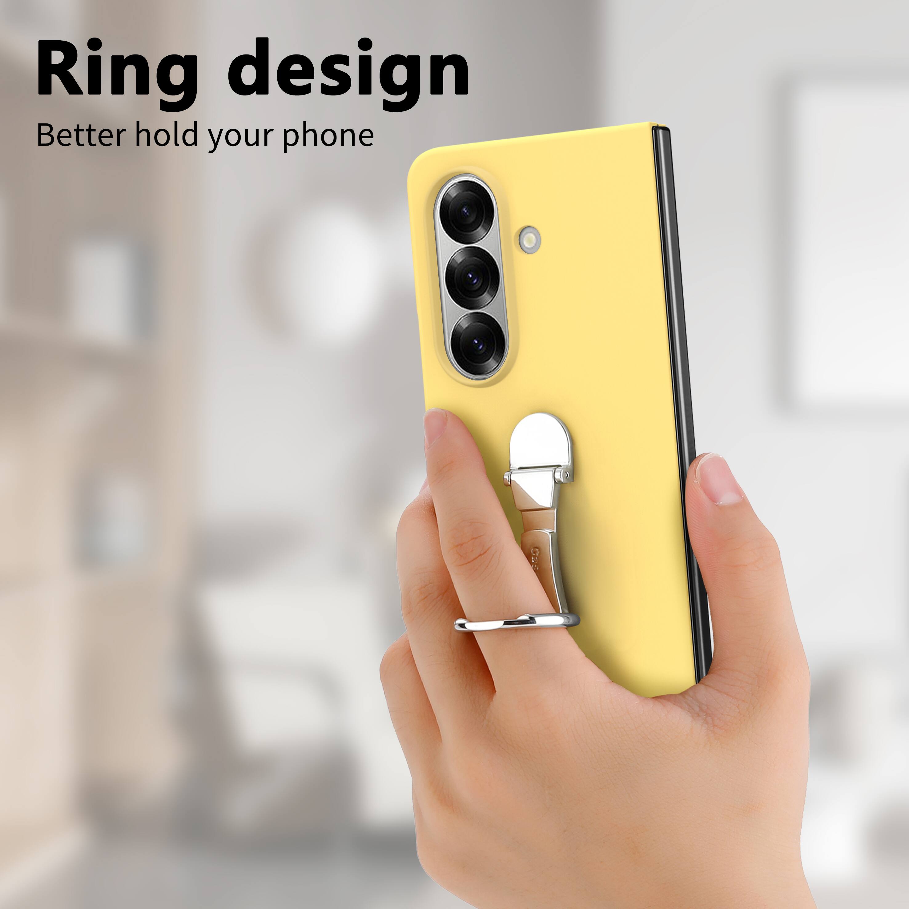 Ring design  
Better hold your phone