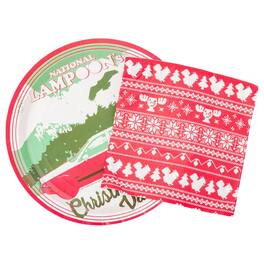 Silver Buffalo - National Lampoon's Christmas Vacation 32 Count Paper Napkin and Plate Party Pack - Multi-Colored