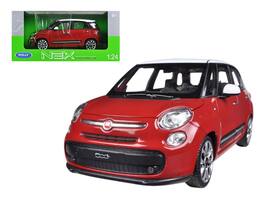 2013 Fiat 500L 1/24 Diecast Car Model by Welly - Red