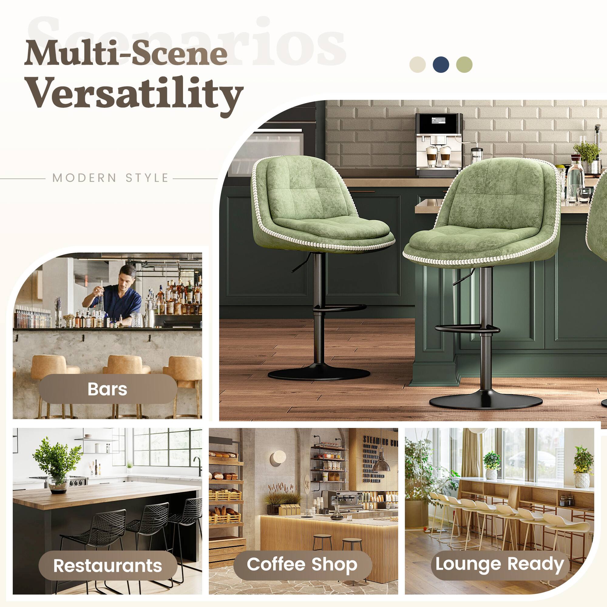 Multi-Scene Versatility  
Modern Style  

Bars  
Restaurants  
Coffee Shop  
Lounge Ready