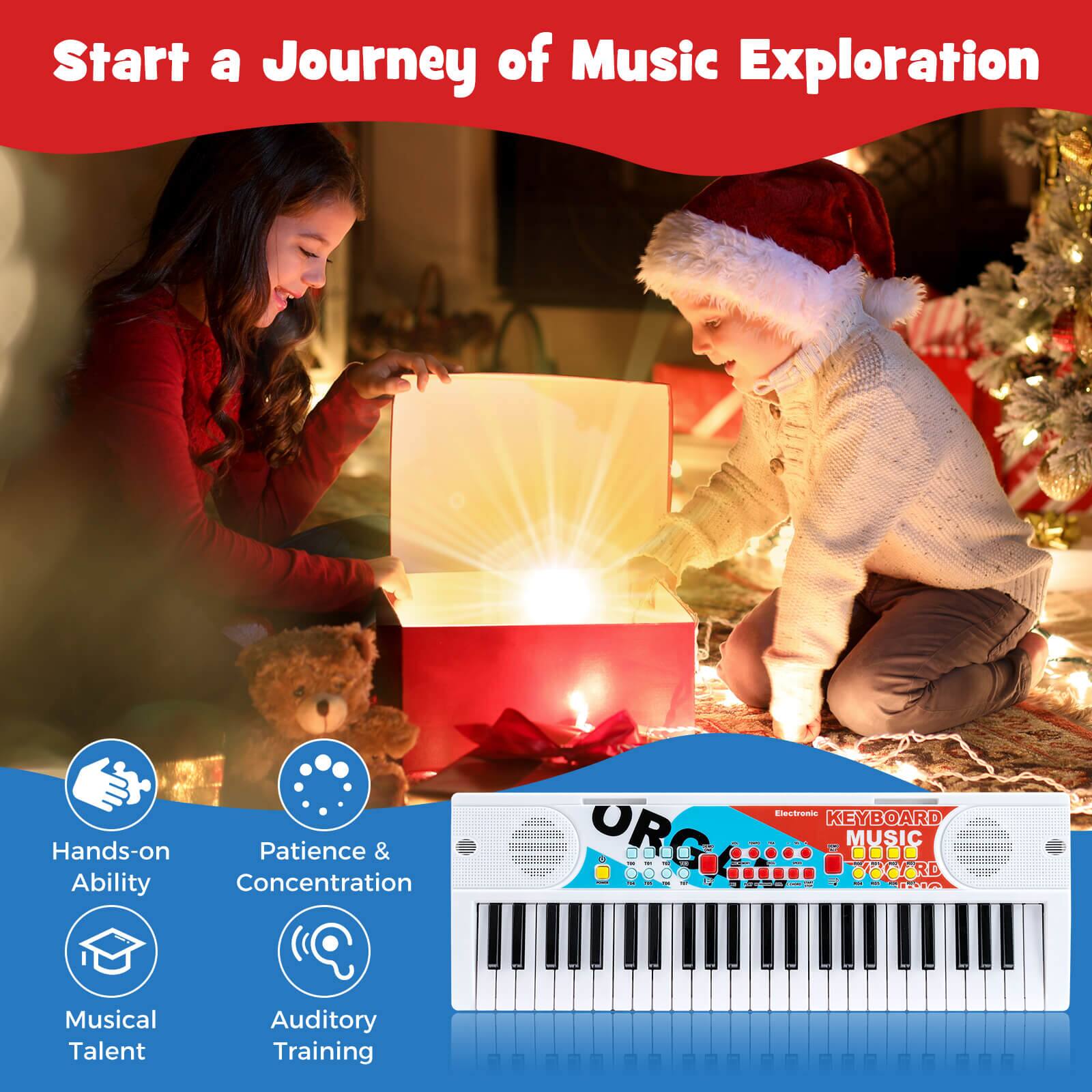 Start a Journey of Music Exploration

- Hands-on Ability
- Patience & Concentration
- Musical Talent
- Auditory Training

ORG Electronic KEYBOARD MUSIC
