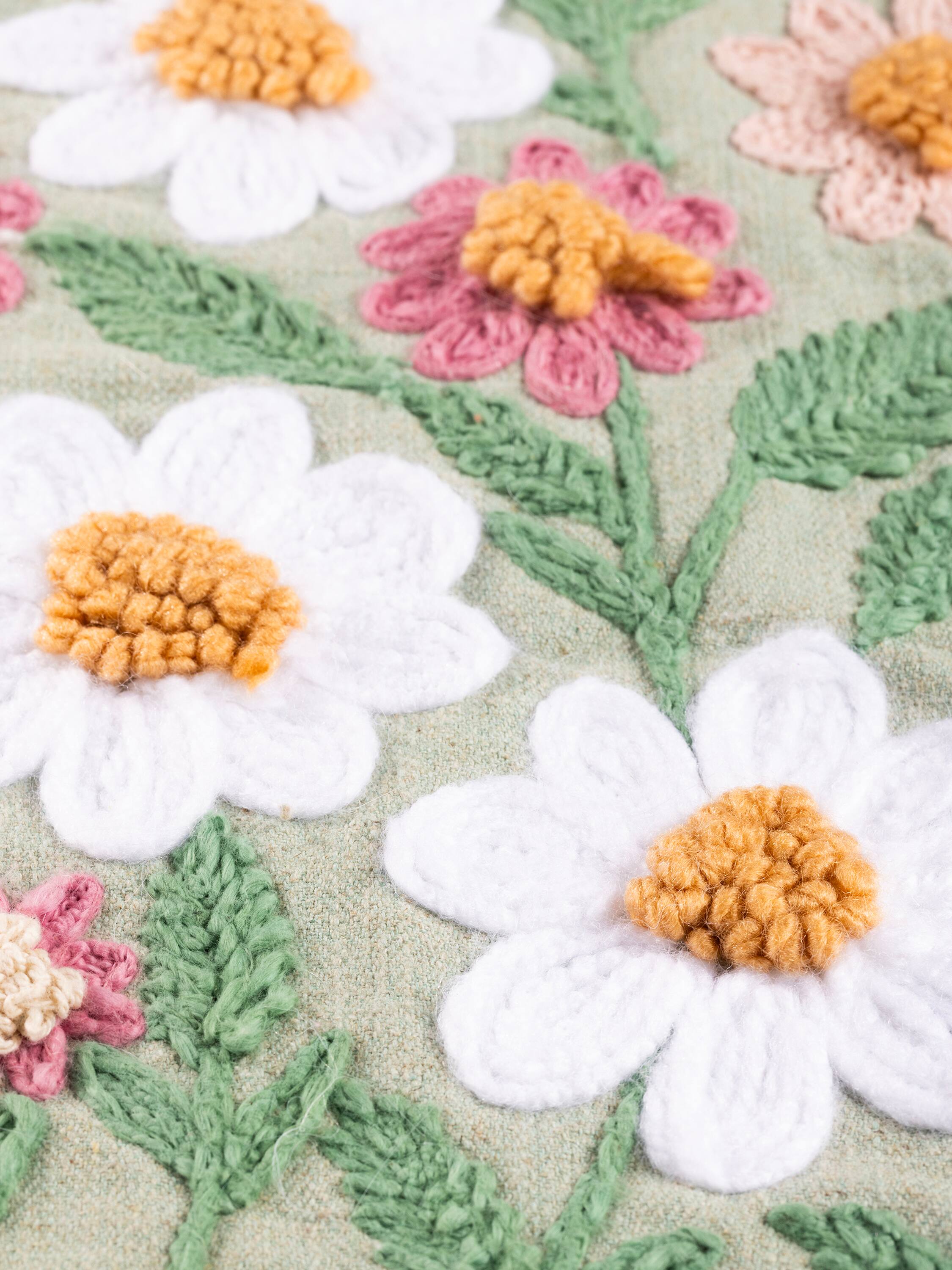 Back. GAURI KOHLI - Varanasi Pillow - Multicolored.