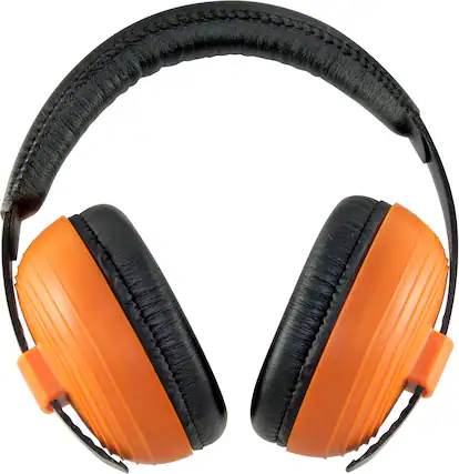 Front. KidCo - Whispears Child Hearing Safety Ear Muffs - Orange.