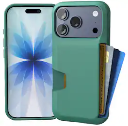 Smartish - iPhone 17 Pro Wallet Case - Wallet Slayer Vol 1 - Slim Grip Card Holder Cover - So Jaded