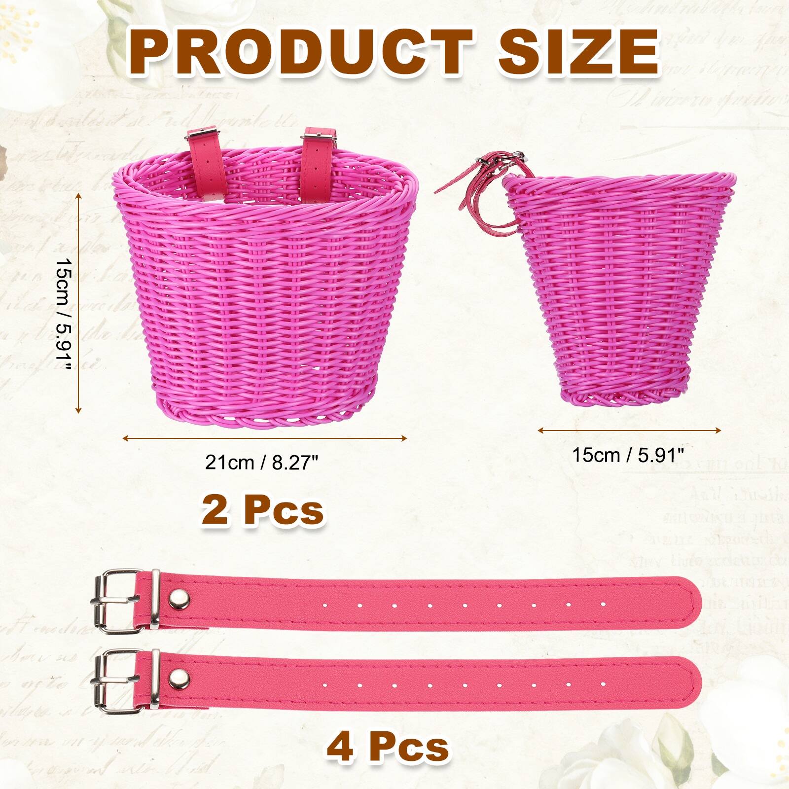 PRODUCT SIZE

15cm / 5.91" x 21cm / 8.27" / 2 Pcs

15cm / 5.91" / 4 Pcs