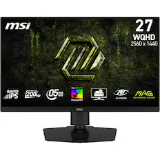 MSI Rapid IPS 27" WQHD 2560 x 1440
200 Hz
0.5 ms GTG
DisplayHDR
VESA Certified
AI-Vision
MSI Arsenal Gaming
MAG