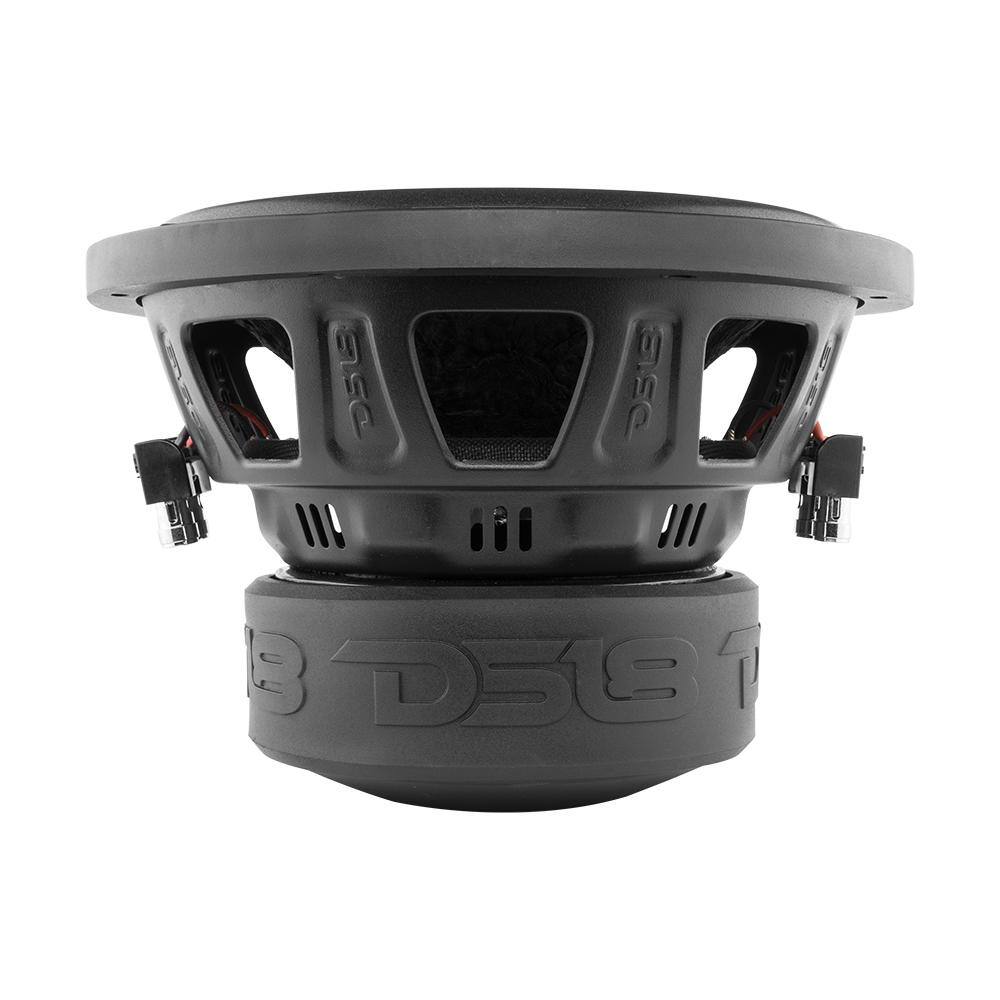 Left. DS18 Audio - ZR 10" Subwoofer, 700W RMS Dual 4-Ohm.