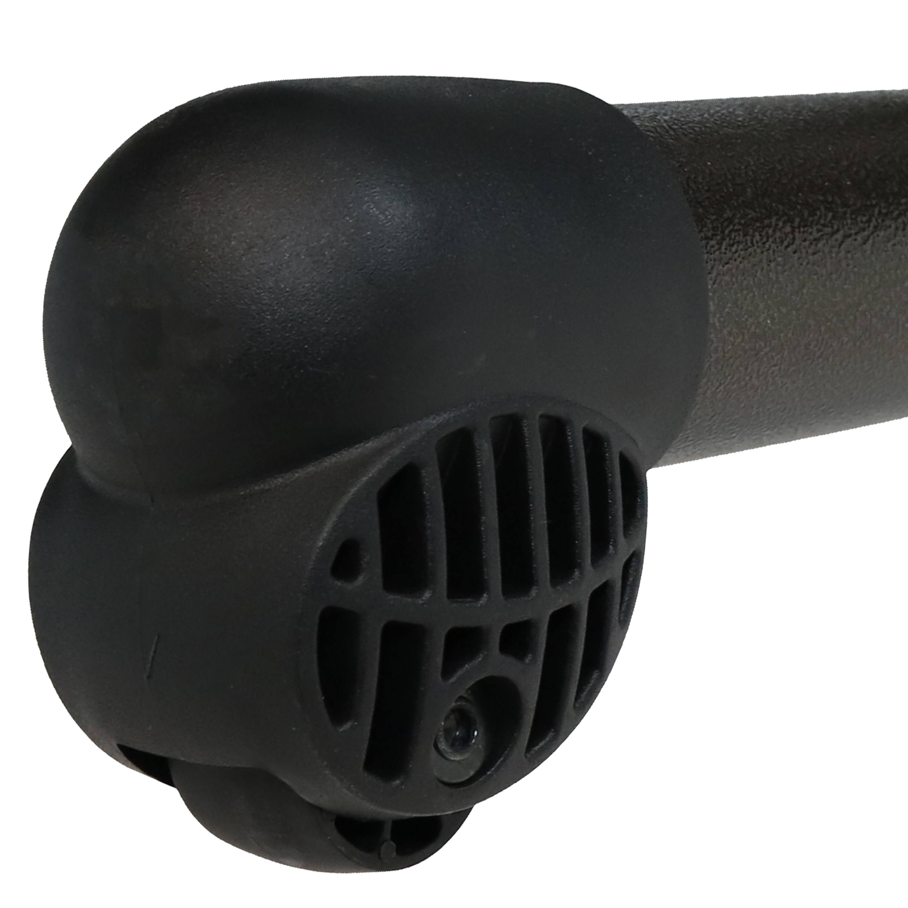 Alt View 7. Sunnydaze - Double Rocking Chaise Lounge Bed with Canopy and Pillows - Black.