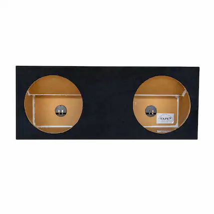 Front. SoundBox - SoundBox LCE-F006/10F, Ford Mustang Coupe Dual 10 Subwoofer Enclosure, 2005-2015.