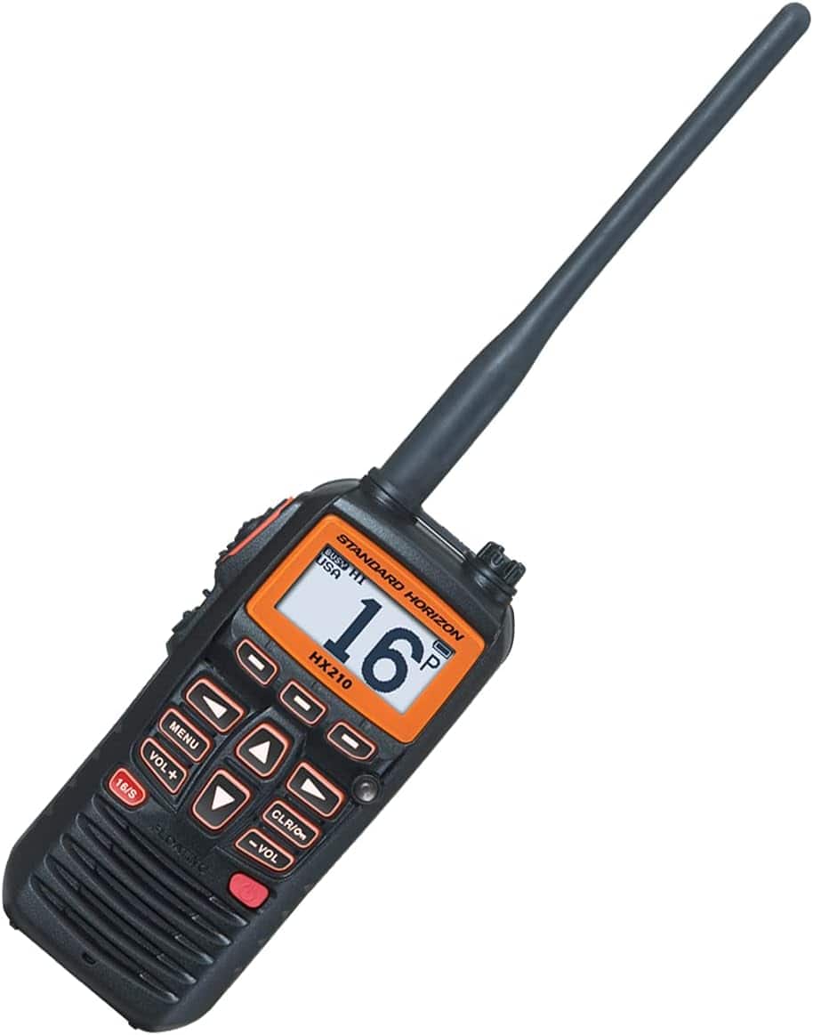 Standard Horizon - Hx210 6w Floating Handheld Marine Vhf Transceiver - Black