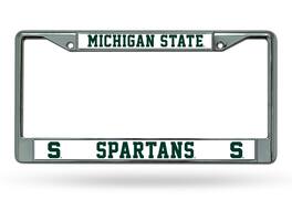 Rico Industries - Michigan State Spartans Chrome License Plate Frame - Multi