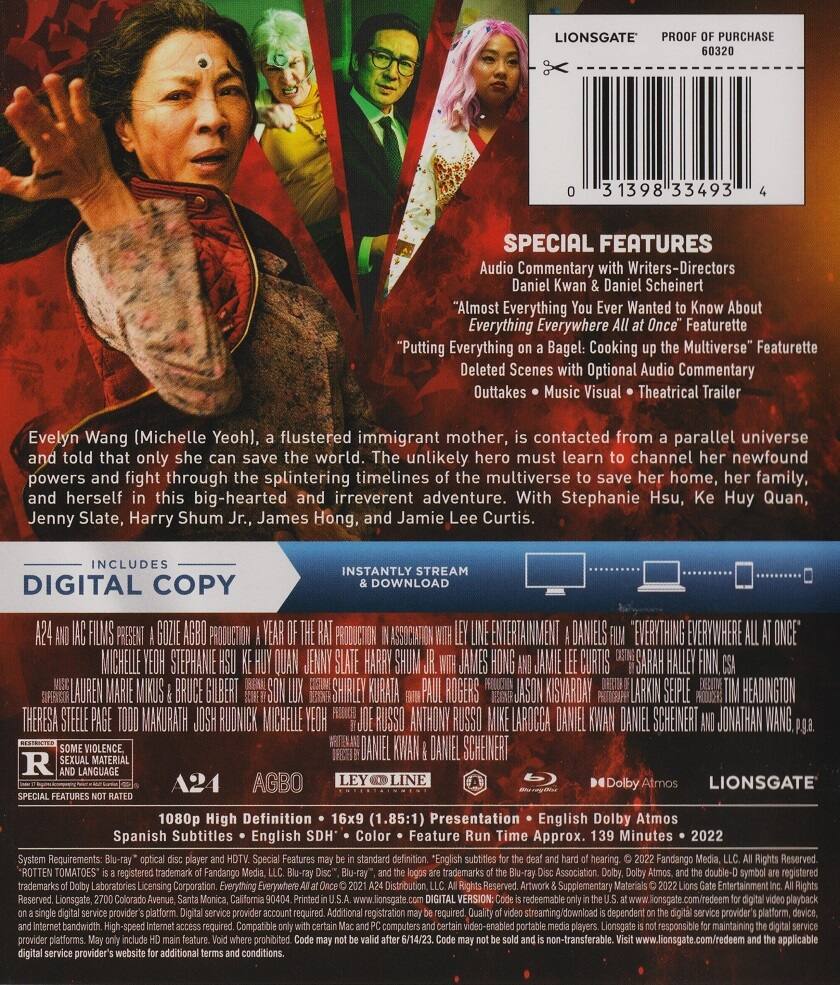 Alt View 1. Everything Everywhere All at Once   - BLU-RAY.