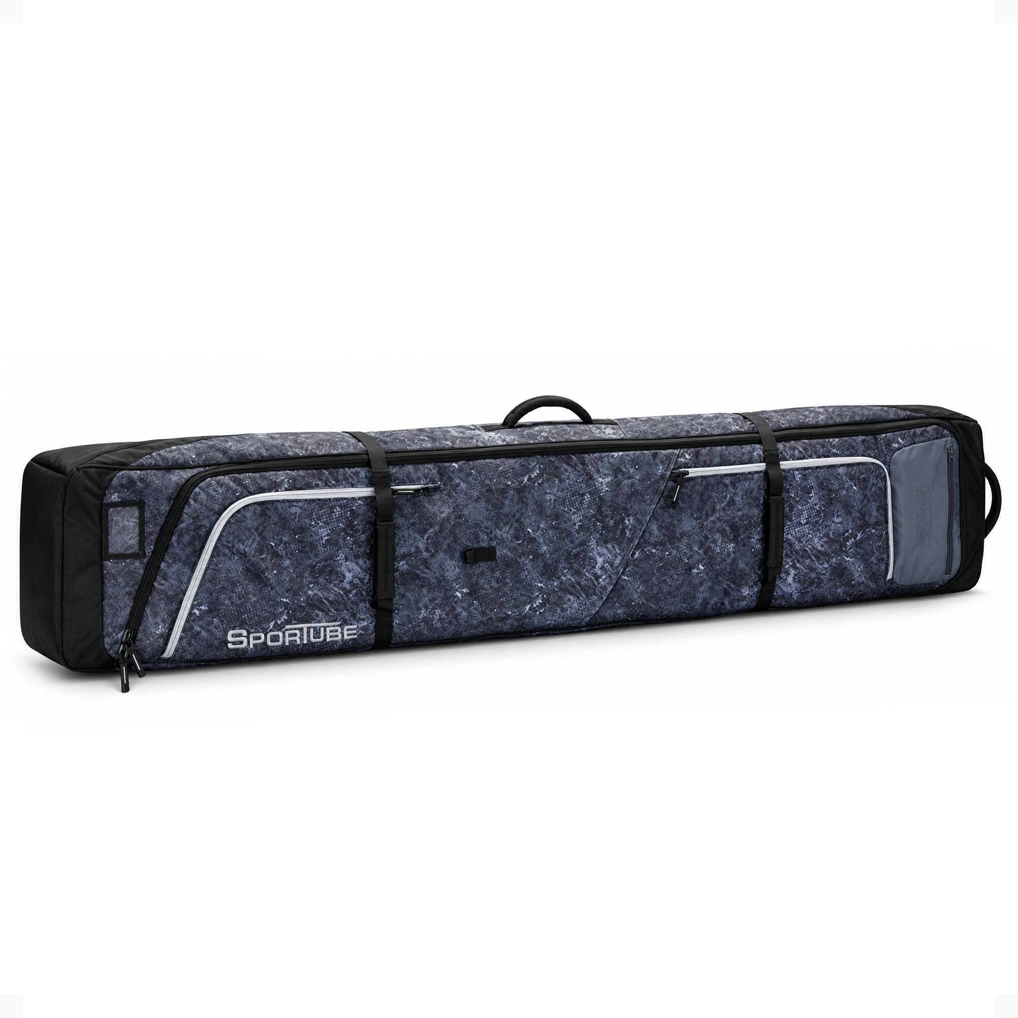Front. Sportube - Sportube Ski Shield Roller Bag with Wheels and Quick-Access Exterior Pockets - Graphite Topo.
