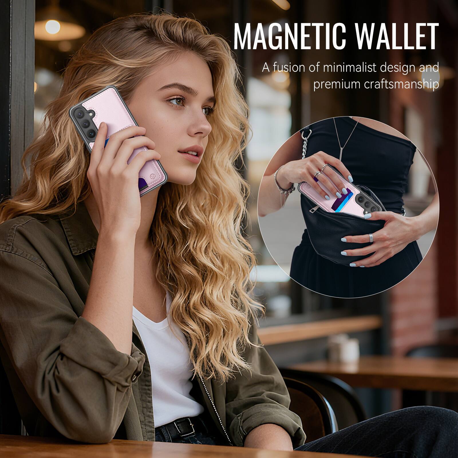 MAGNETIC WALLET  
A fusion of minimalist design and premium craftsmanship