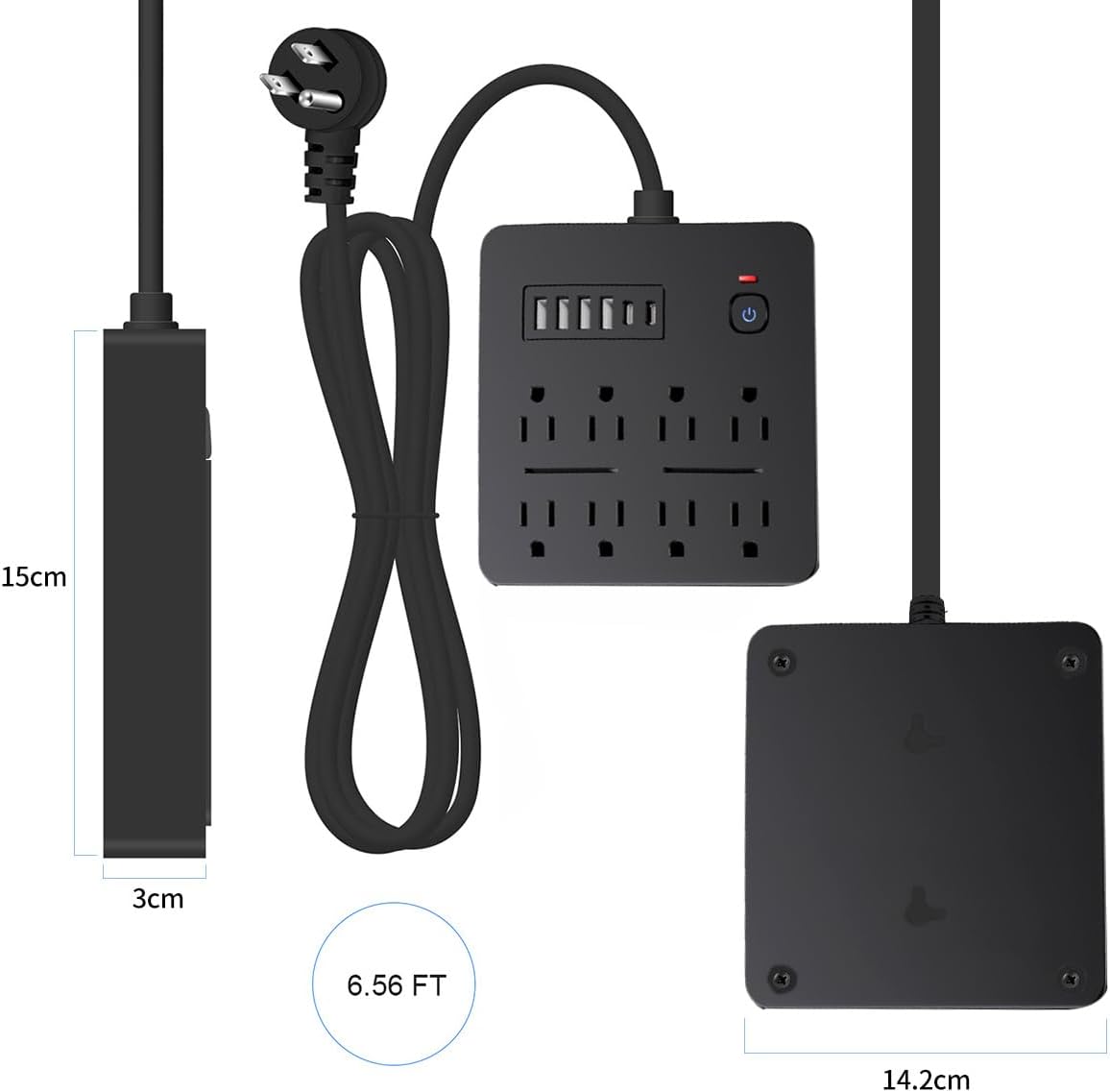 15cm  
3cm  
6.56 FT  
14.2cm