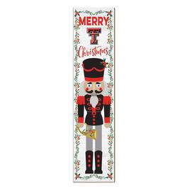 Jardine - Texas Tech Red Raiders 11" x 46" Nutcracker Holiday Leaner Sign - White