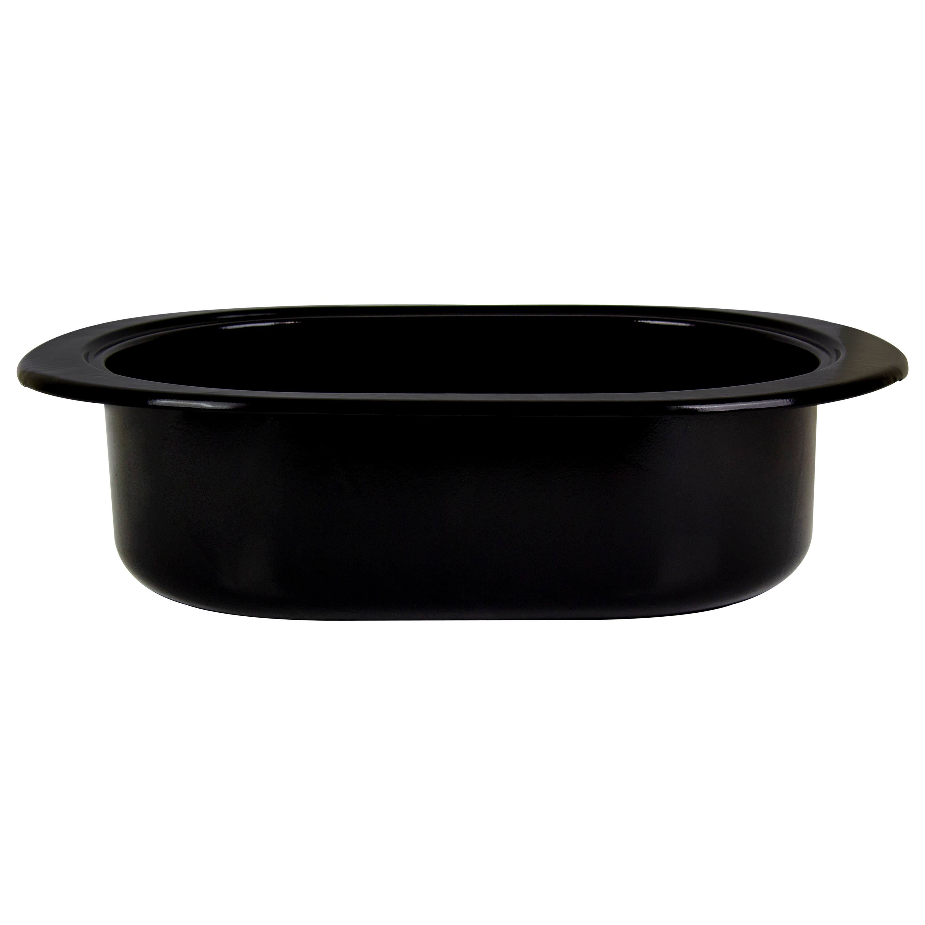 Alt View 4. Nesco - 18-qt. Roaster Oven with Porcelain Cook well - Red.