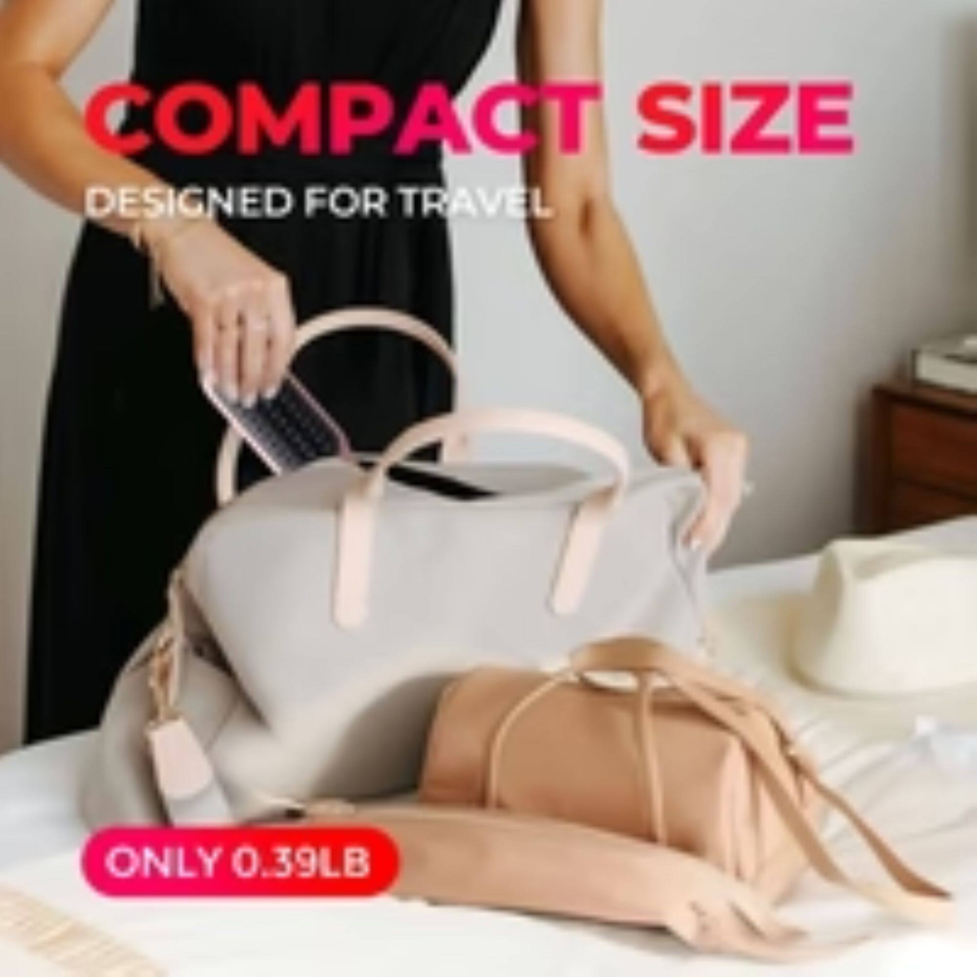 COMPACT SIZE  
DESIGNED FOR TRAVEL  
ONLY 0.39LB