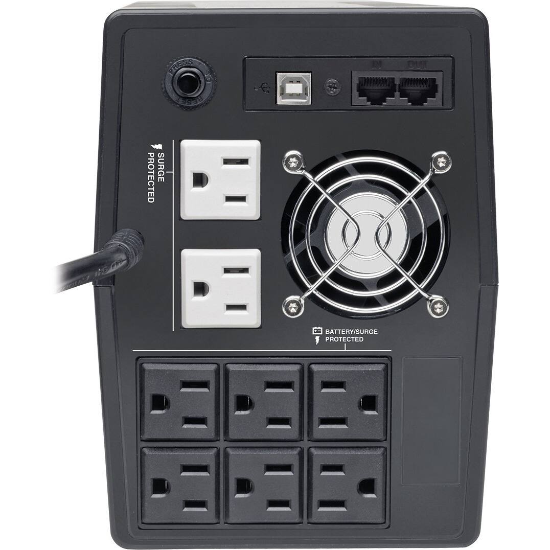 - Press
- Surge Protected
- Battery/Surge Protected