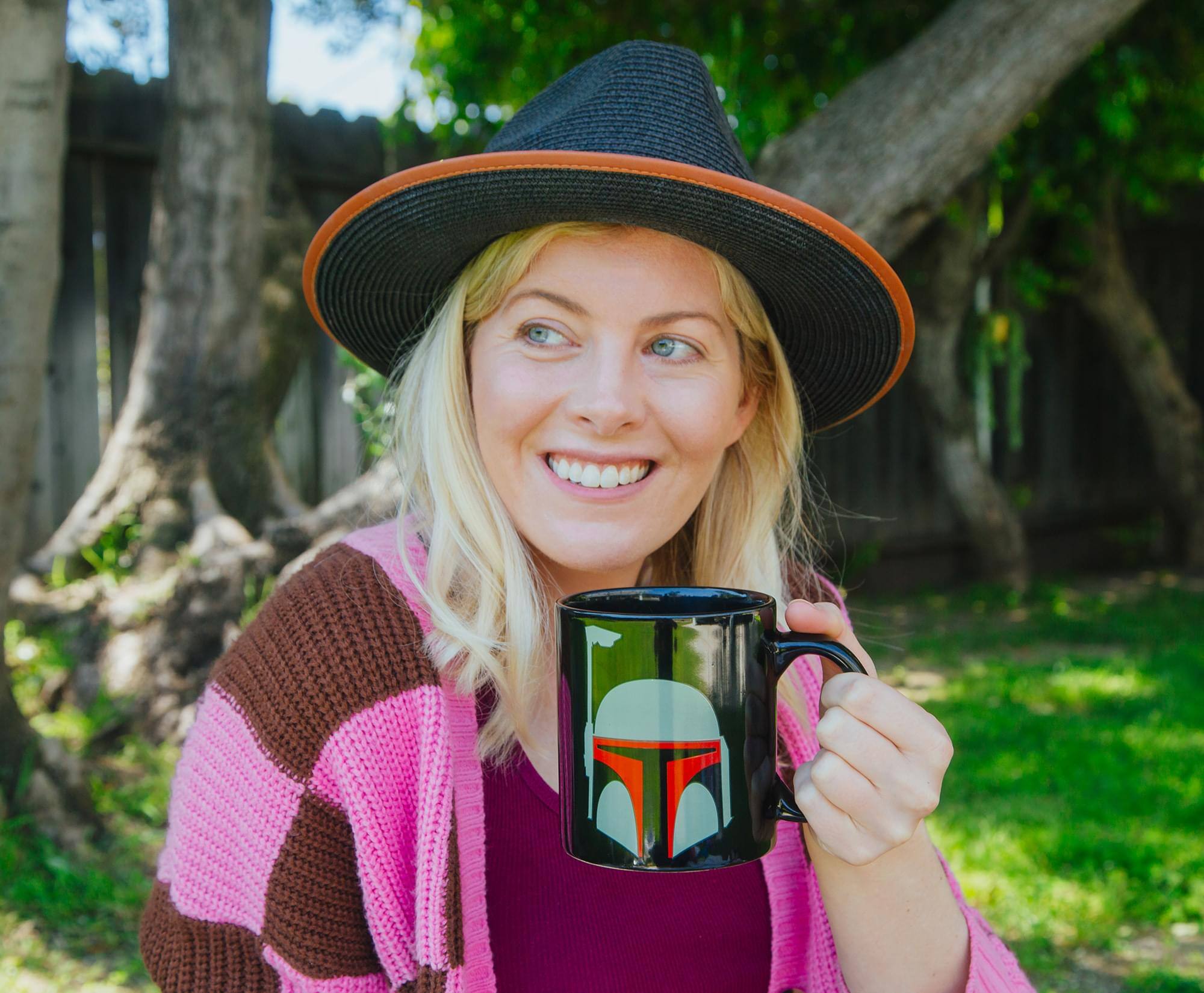 Alt View 5. Silver Buffalo - Star Wars: The Mandalorian Boba Fett Ceramic Mug | Holds 20 Ounces - Black.