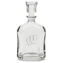 Jardine - Wisconsin Badgers 23.75oz. Crystal Decanter - Multicolor