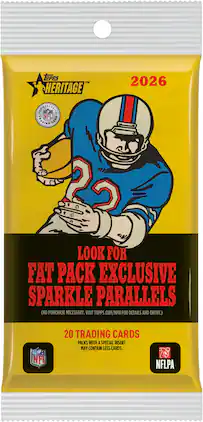 2026 Topps Heritage Football Fat Pack