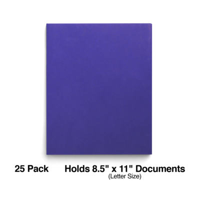 Alt View 1. Staples - Staples Smooth 2-Pocket Paper Folder with Fasteners, Indigo, 25/Box (50774/27542-CC) - Indigo.