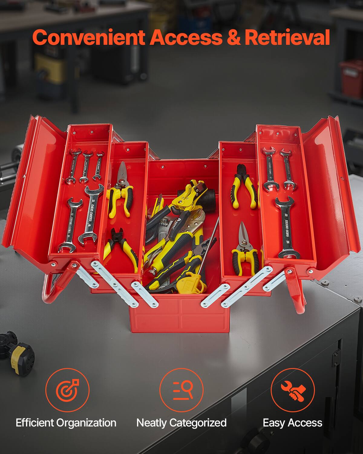 Convenient Access & Retrieval

Efficient Organization  
Neatly Categorized  
Easy Access