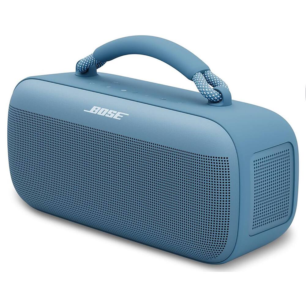 Angle. Bose - SoundLink Max Portable Bluetooth Party Speaker + 26-Month Extended Warranty Protection Package - Blue Dusk.