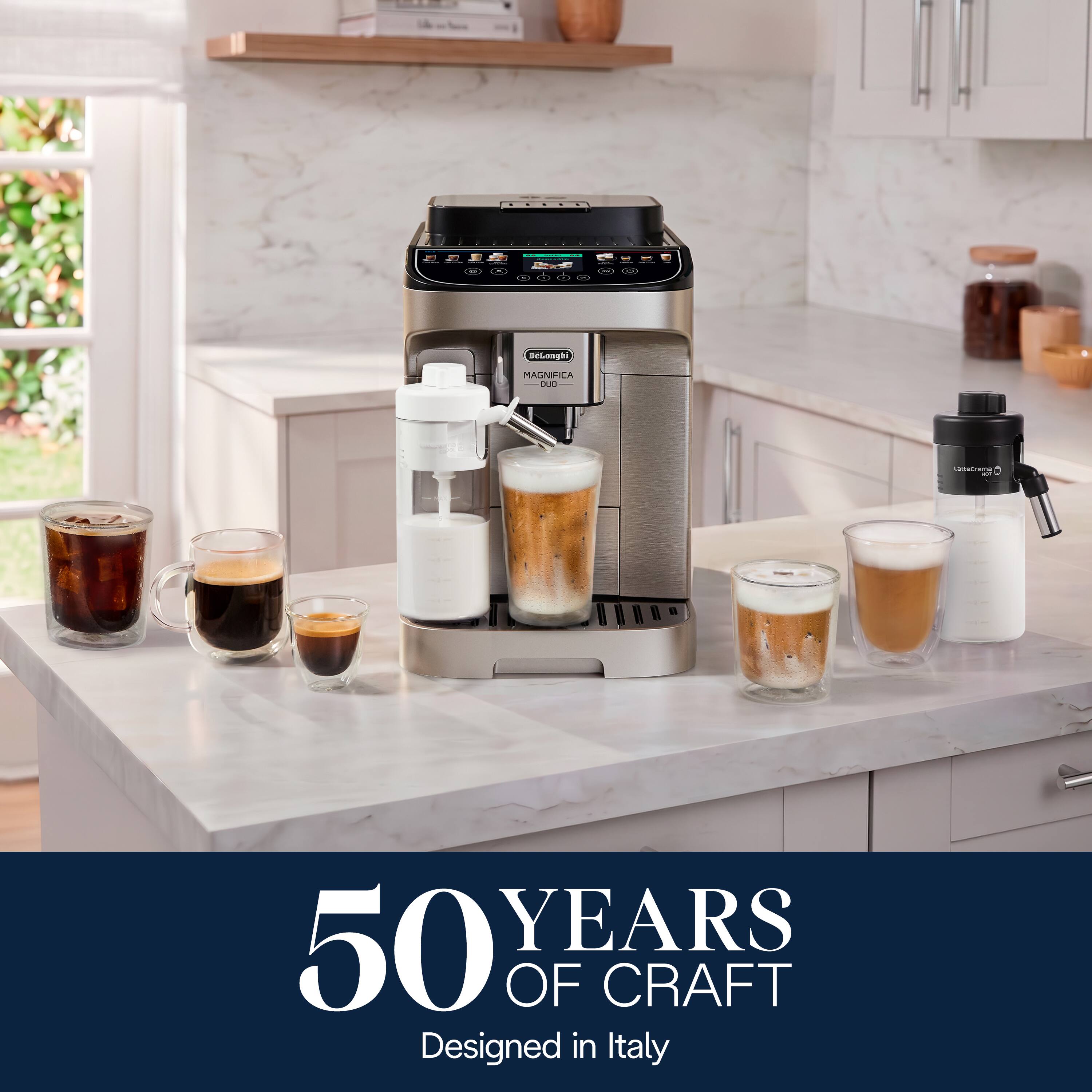- BeLangh N AADIA  
- 50 YEARS OF CRAFT  
Designed in Italy