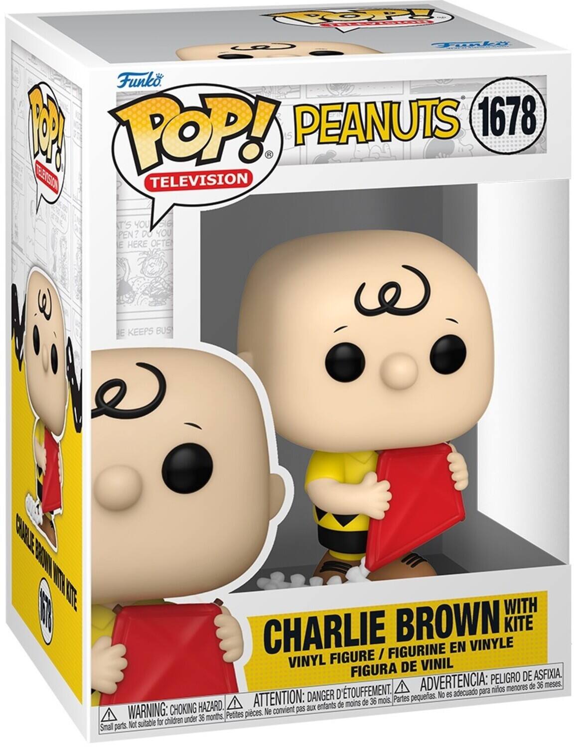 OOP Tili Funko 1 POP! IS PEANUTS 1678 EERSION TELEVISION T'S YOU 316 PEN? DU YOU E HERE OFTE E KEEPS BUS DAEE BONT MI MTE WITH CHARLIE BROWN KITE FIGURINE EN VINYLE VINYL FIGURE/FIGURINE FIGURE / VINIL FIGURA DE PELIGRO DE ASFIXIA. D'TOUFFEMENT. ADVERTENCIA: nios menores de 36 meses. DANGER No es adecuado para ATTENTION: de 36 mois, Partes pequeas. HAZARD. enfants de moins WARNING: CHOKING Ne convient pas auux under 36 months. Petites pices. Not suitable for children Small parts