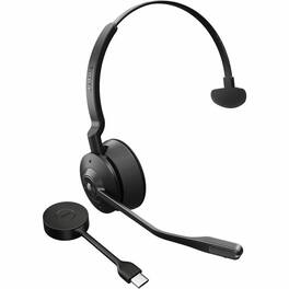 Jabra - Engage 55 SE Mono - Microsoft Teams Certification - Mono - USB Type C - Wireless - DECT - 492.1 ft - 40 Hz to 16 - Black