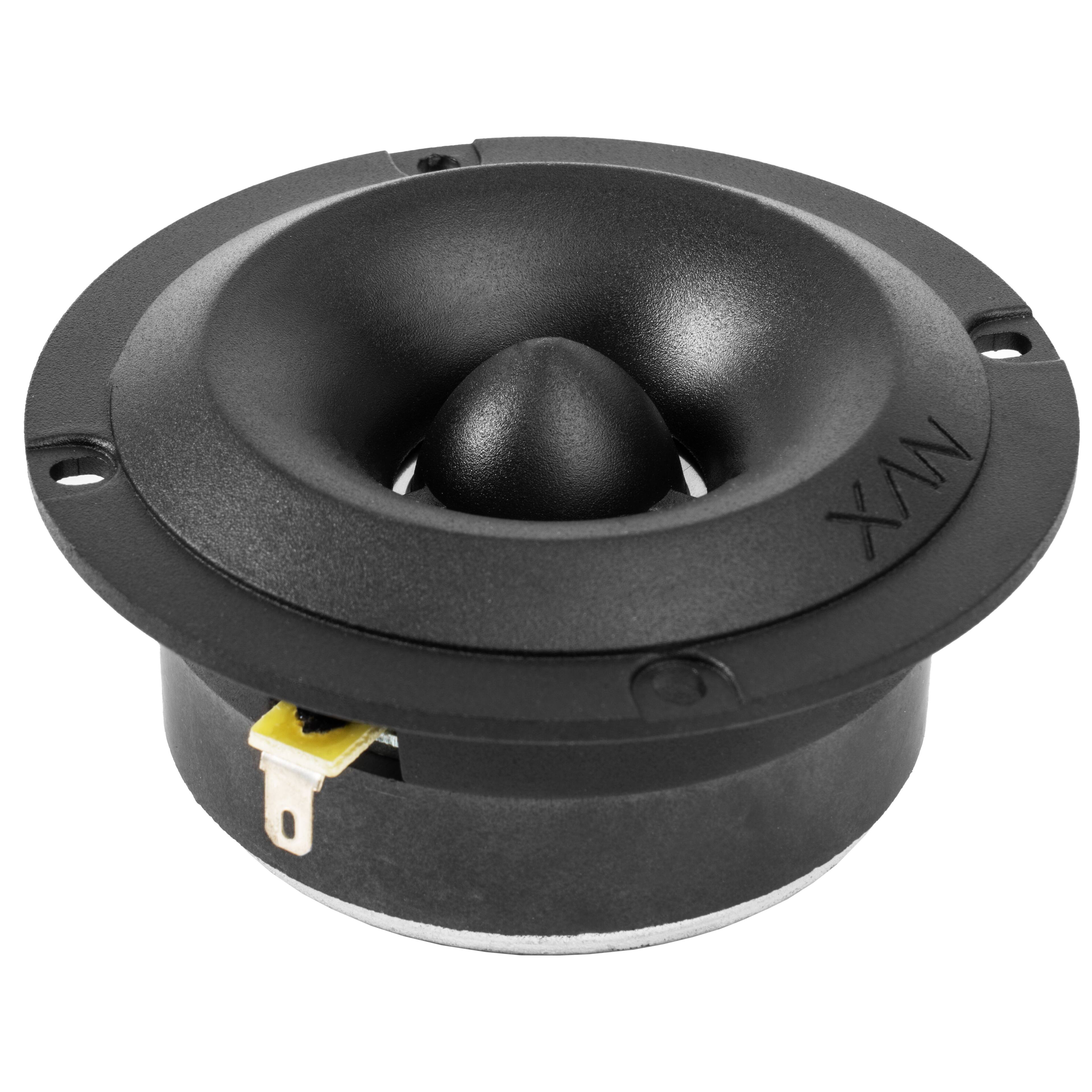 Back. NVX - VPRO35TW 240W Peak (120W RMS) 3.5in V-Series Pro Audio Super Slim Bullet Tweeters.