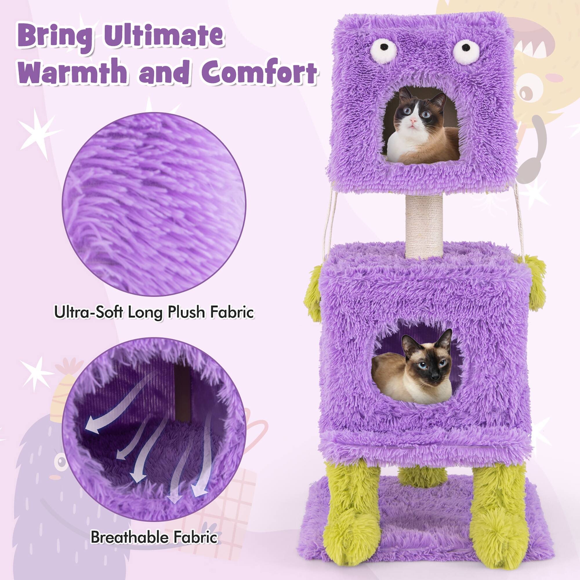 Bring Ultimate Warmth and Comfort

Ultra-Soft Long Plush Fabric

Breathable Fabric