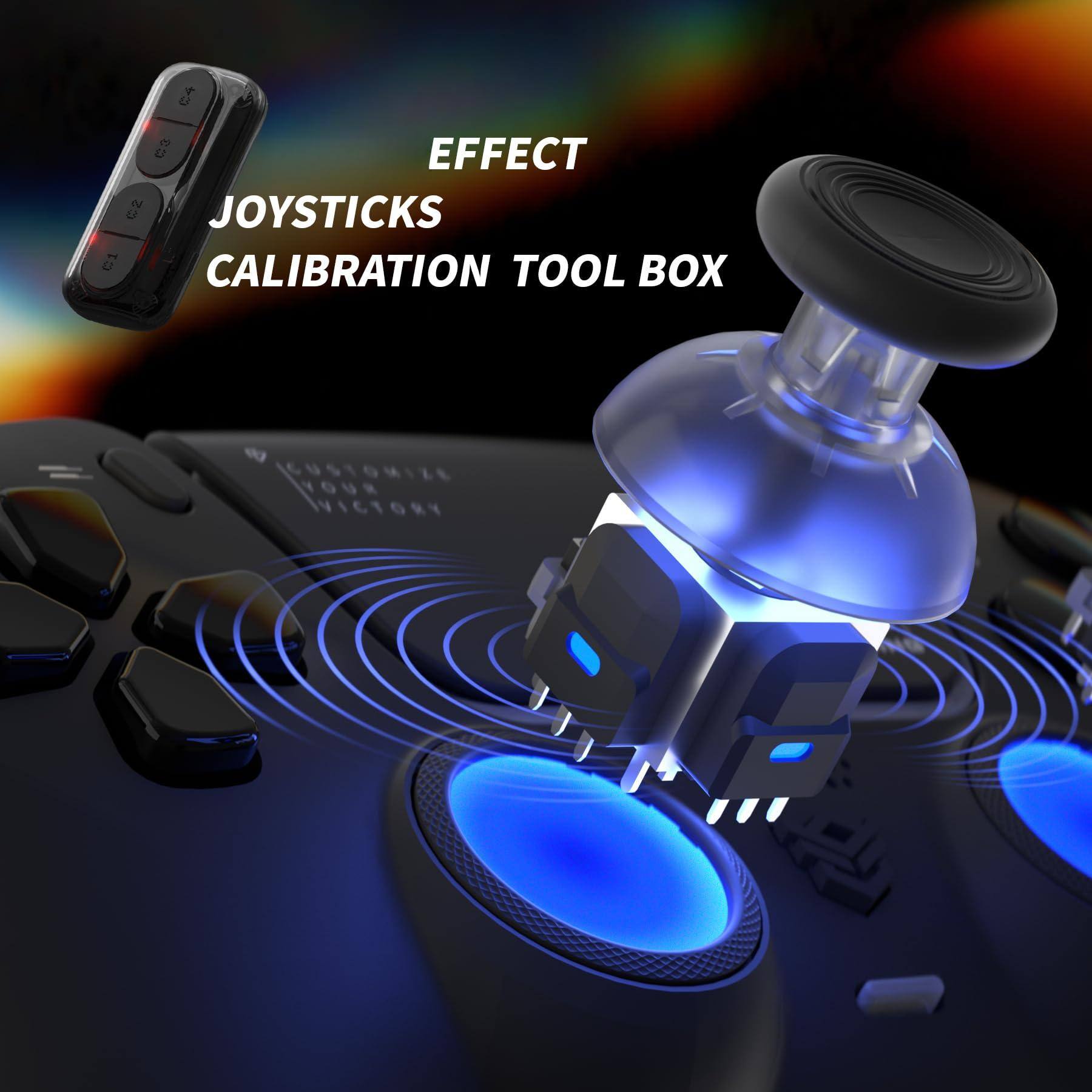 EFFECT  
JOYSTICKS  
CALIBRATION TOOL BOX  

CUSTOMIZE YOUR VICTORY