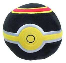Pokémon - Pokemon 5 Inch Plush Poke Ball | Luxury Ball - Black