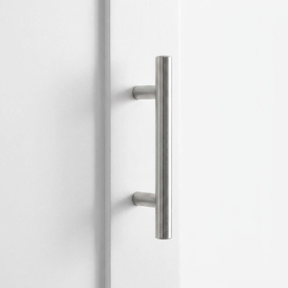 Alt View 1. FurniFact - White 2-Piece Wall Storage Cabinet Set - White.
