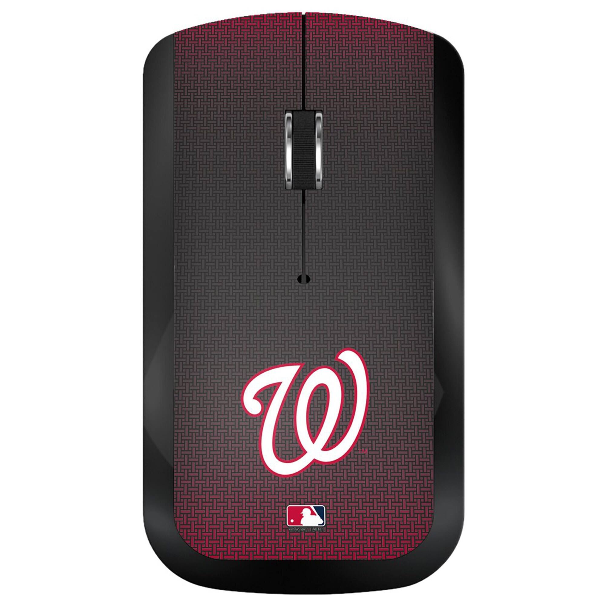 Front. Keyscaper - Washington Nationals Wireless USB Computer Mouse - Black.