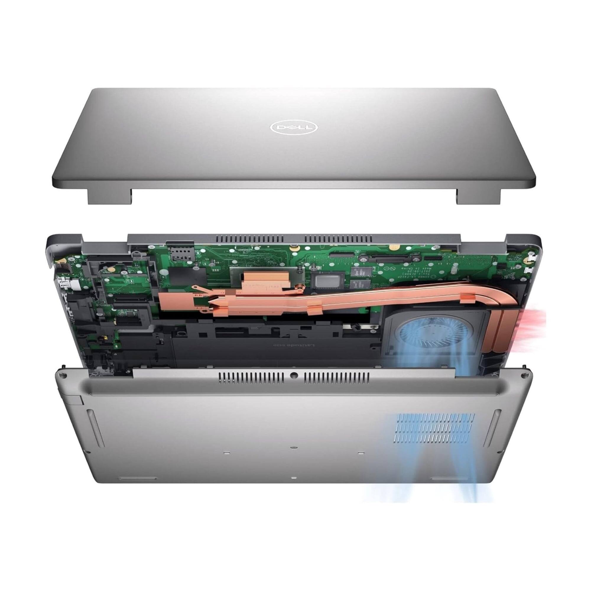 Back. Dell - DELL Latitude 5431 Laptop Intel Core i5-1250P 16GB Memory 256GB PCIe NVMe M.2  SSD 14.0" FHD Windows 11 Pro - Silver.