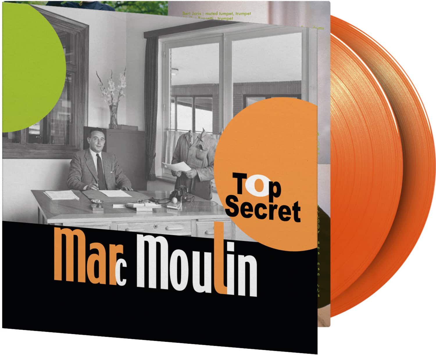 Marc Moulin - Top Secret - Limited & Expanded, Gatefold 180-Gram Orange Colored Vinyl  - VINYL LP