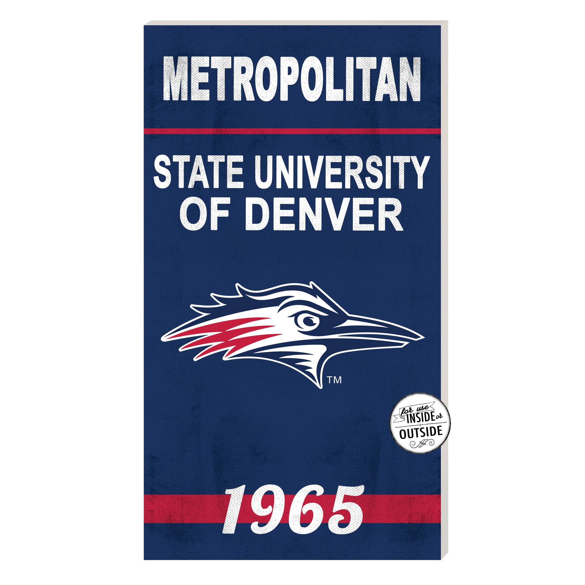METROPOLITAN STATE UNIVERSITY OF DENVER  
TM  
For use INSIDE or OUTSIDE  
1965