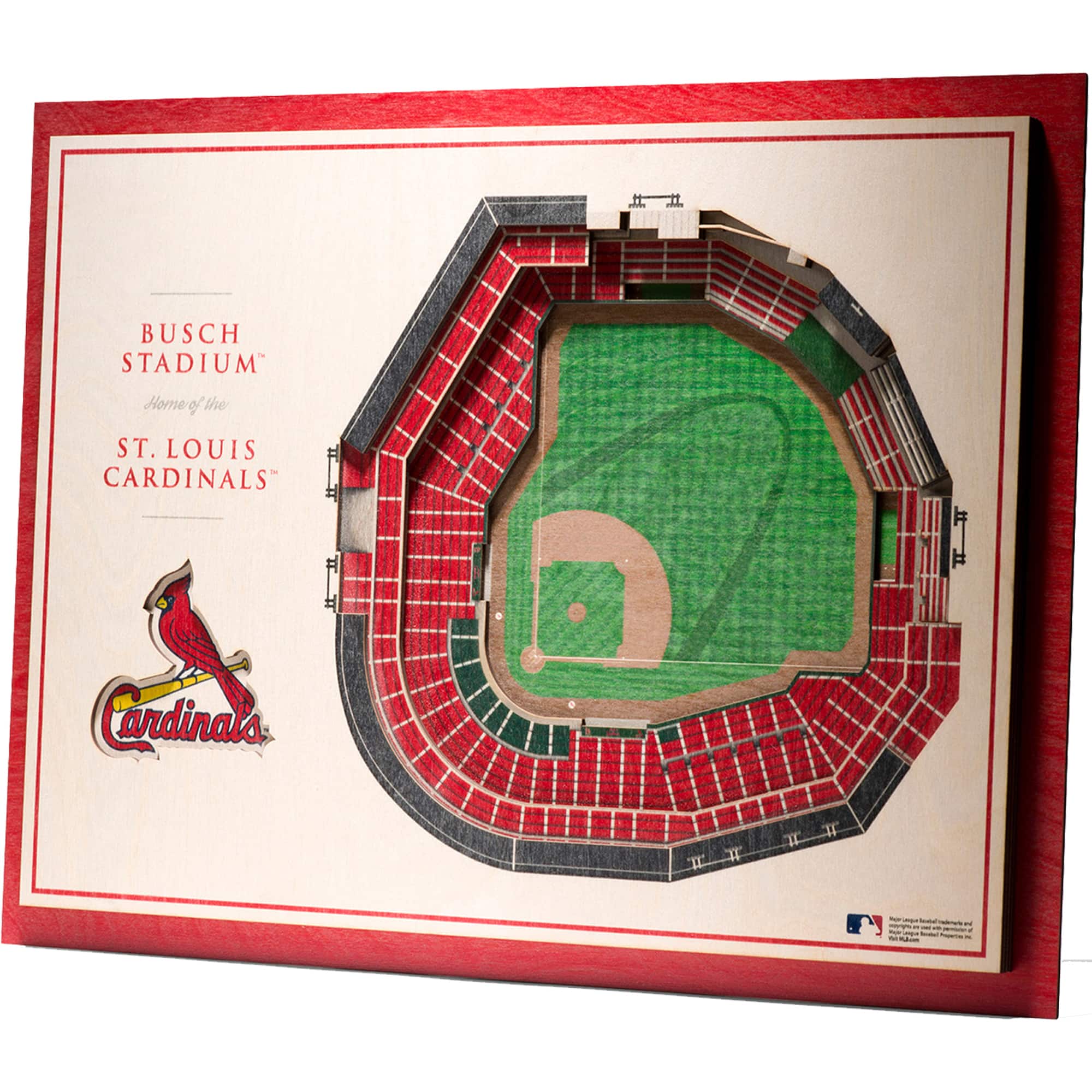 YouTheFan - 17'' x 13'' 5-Layer StadiumViews 3D Wall Art - Brown price history on PriceWatchPro