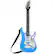 Alt View 3. Best Choice Products - Best Choice Products Pretend Play Kids Electric Guitar, Toy Guitar with Interactive Microphone, Amp - Electric Blue - Electric Blue.